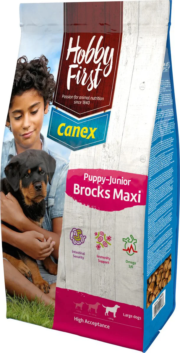 HobbyFirst Canex Hondenvoer Puppy - Junior Brocks Maxi 12 kg