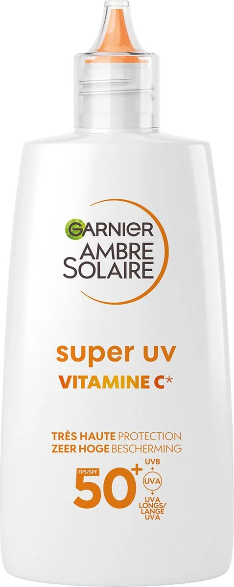 Garnier Ambre Solaire Face Super UV Vitamine C* Anti-Pigmentvlekken Fluid SPF 50+ 40 ml