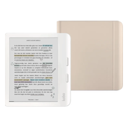 Kobo Libra Colour Wit + Sleep Cover Beige