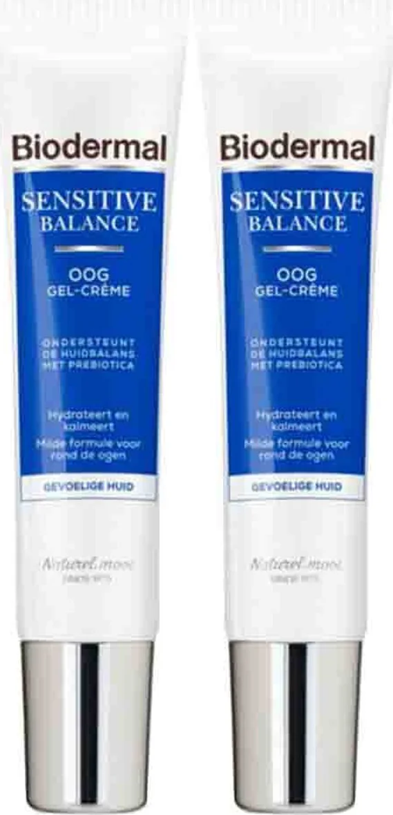 2x Biodermal Sensitive Balance Oogcrème 15 ml