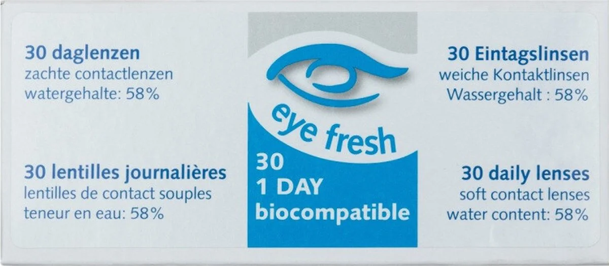 Eye Fresh Daglenzen -6.50 30ST