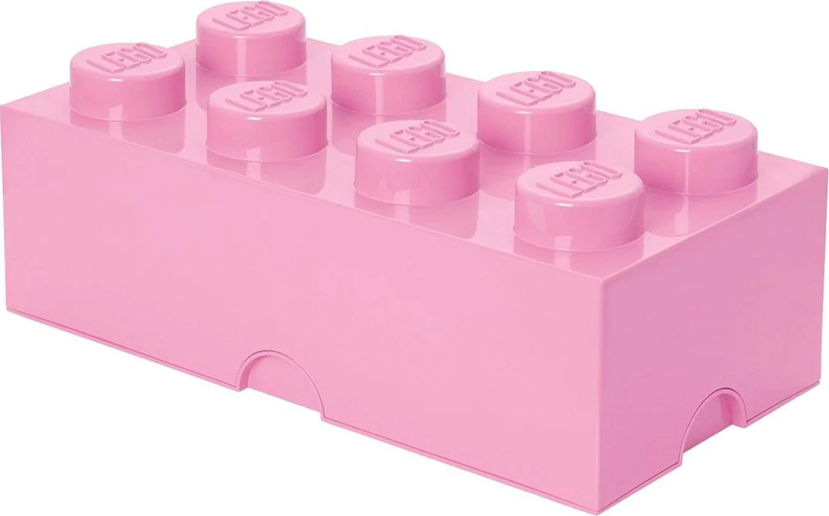LEGO Opbergsteen met 8 noppen - lichtpaars