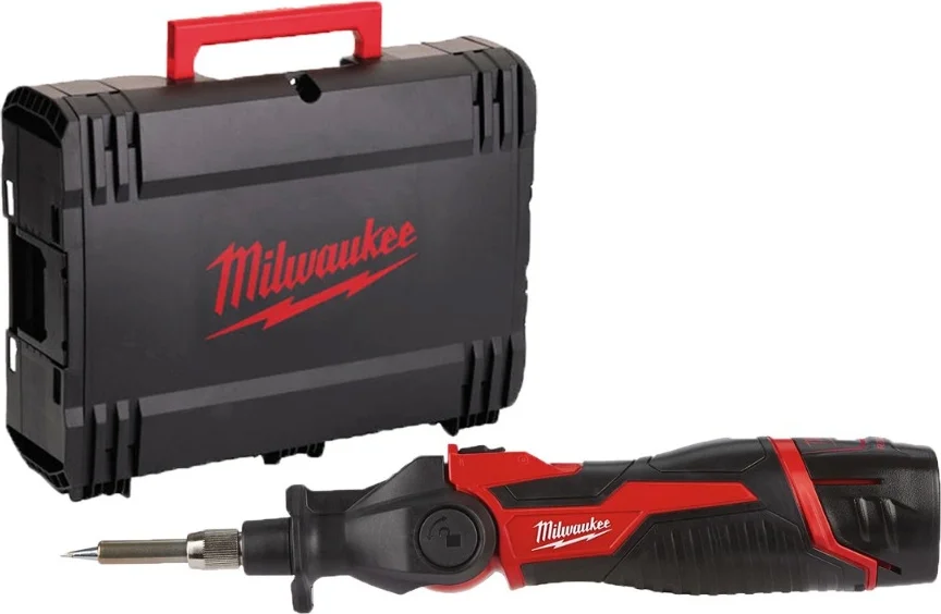 Milwaukee M12 SI-201C Accu Subcompacte Soldeerbout 12V 2.0Ah Li-Ion M12™ in koffer - 4933459761