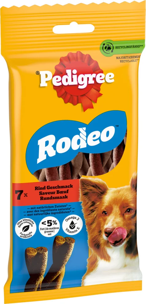 Pedigree Hondensnack Rodeo Rund 123 gr