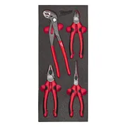 Milwaukee TOOLGUARD™ Foam inlay tangenset 4-delig - 4932493631