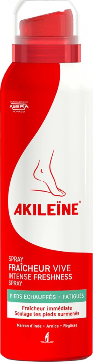 Akileine Spray Ultrafris Vermoeide en Hete Voeten 150ML