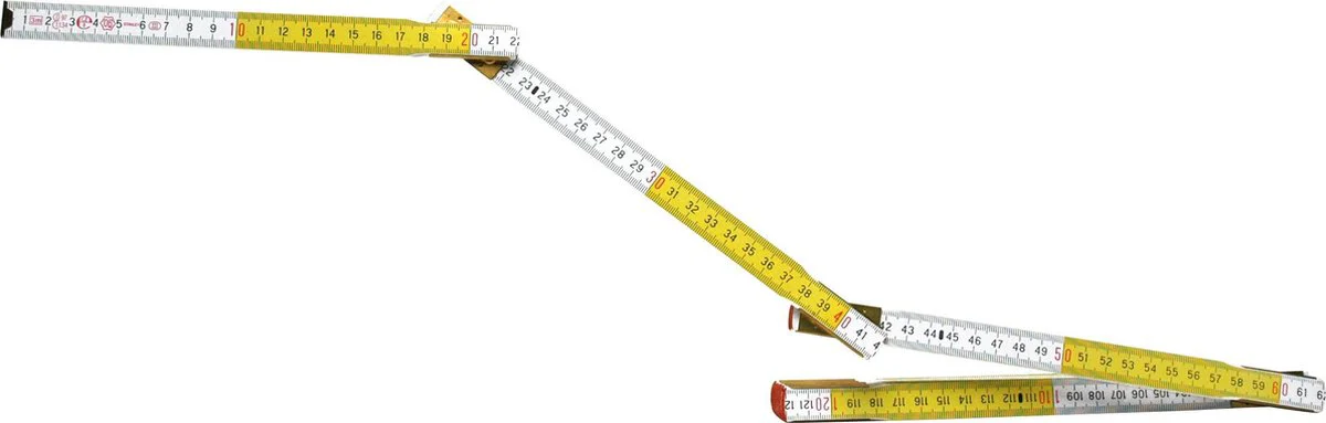 Stanley 0-35-458 Duimstok 2m - 15mm Geel/Wit