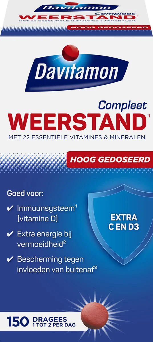 Davitamon Compleet Weerstand Hoog Gedoseerd 150 stuks