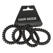 Hair Mode Haarelastiek Kabel Groot Zwart 4ST