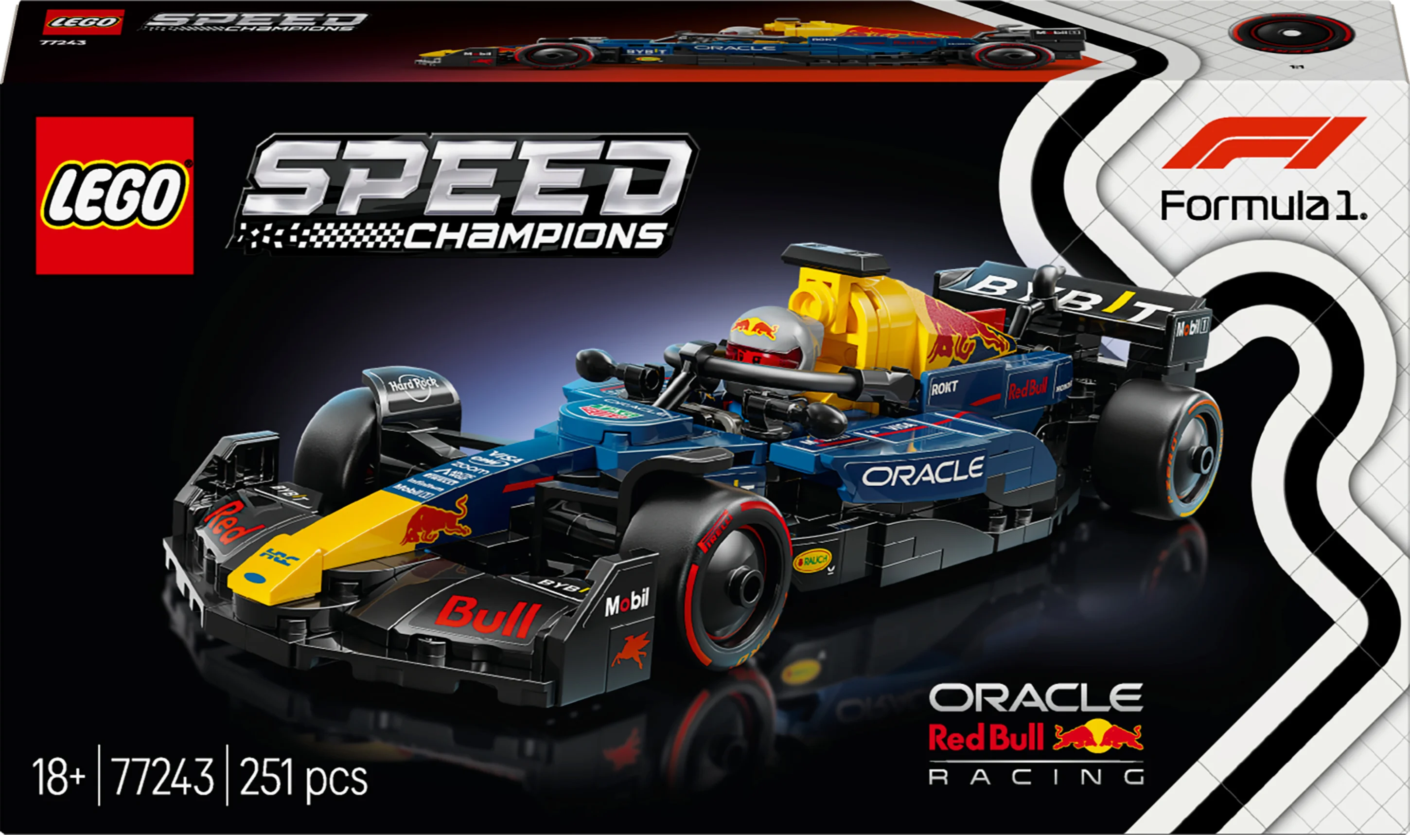 LEGO Speed Champions Oracle Red Bull Racing RB20 F1 racewagen 77243