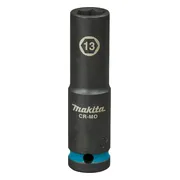 Makita E-16449 Impact Black Krachtdop 1/2" lang | 13 mm