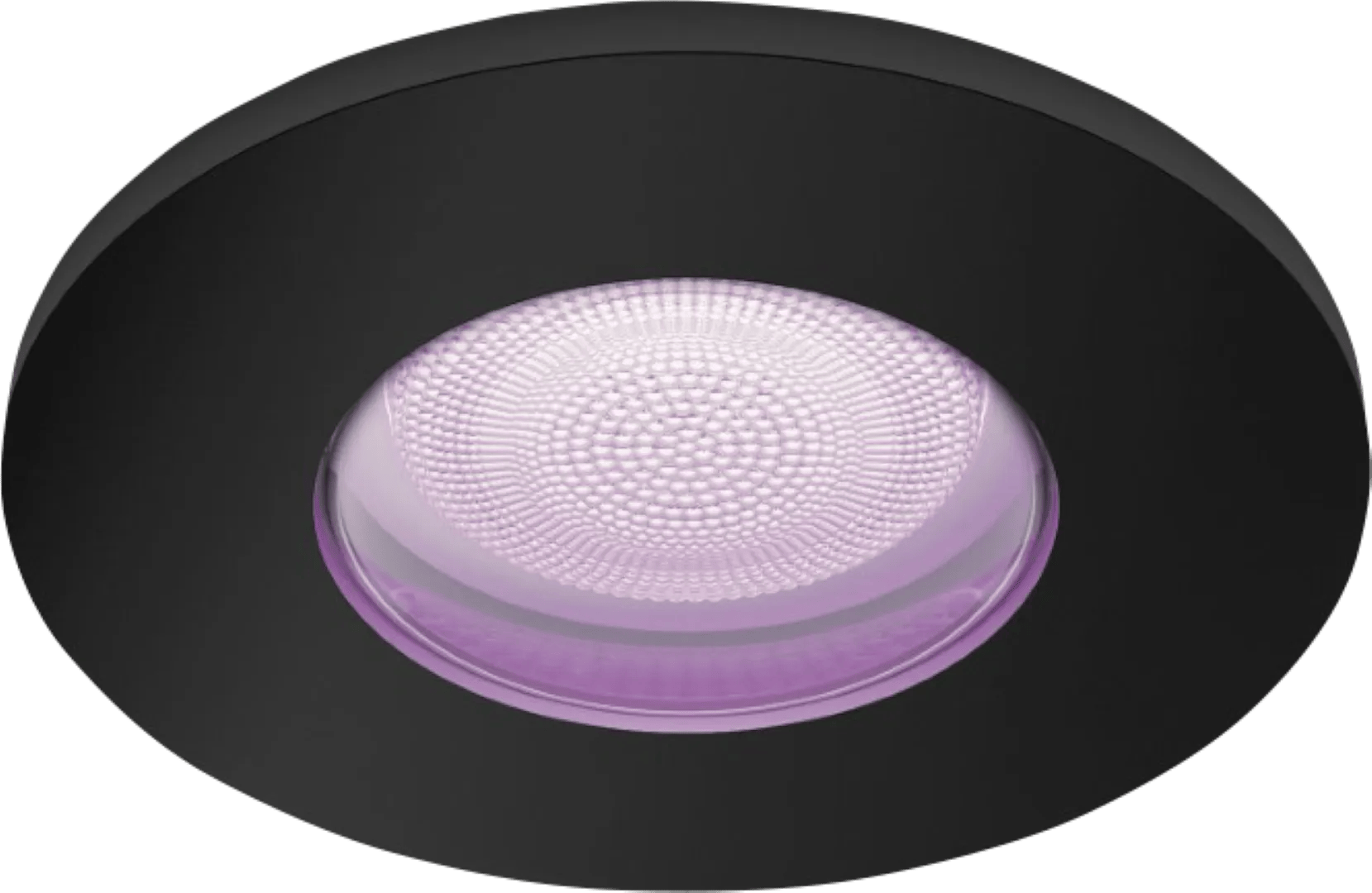 Philips Hue Xamento badkamer inbouwspot White and Color - Zwart - Rond