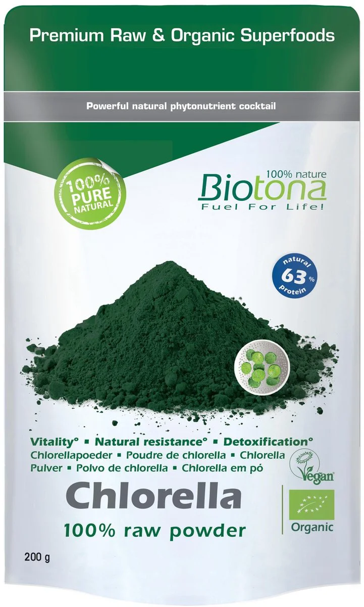 Biotona Chlorella Raw Poeder 200GR