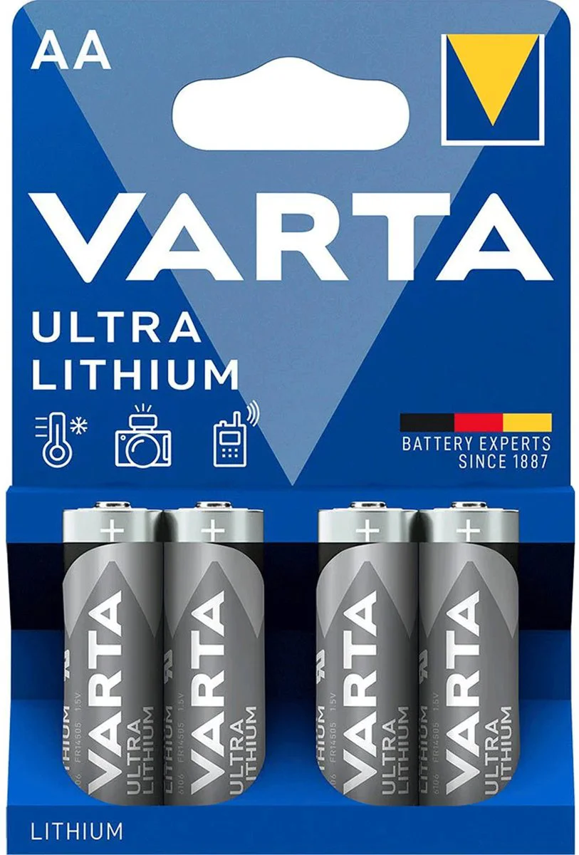 Varta Ultra Lithium Batterijen AA Blister 4 stuks
