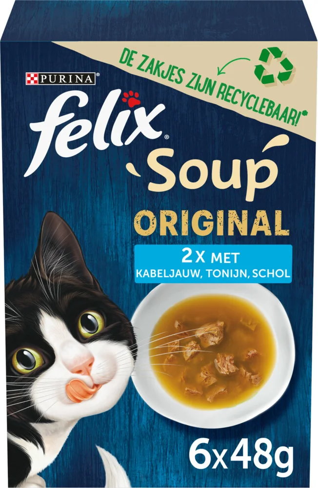 Felix Soup Vis Selectie 6 x 48 gr