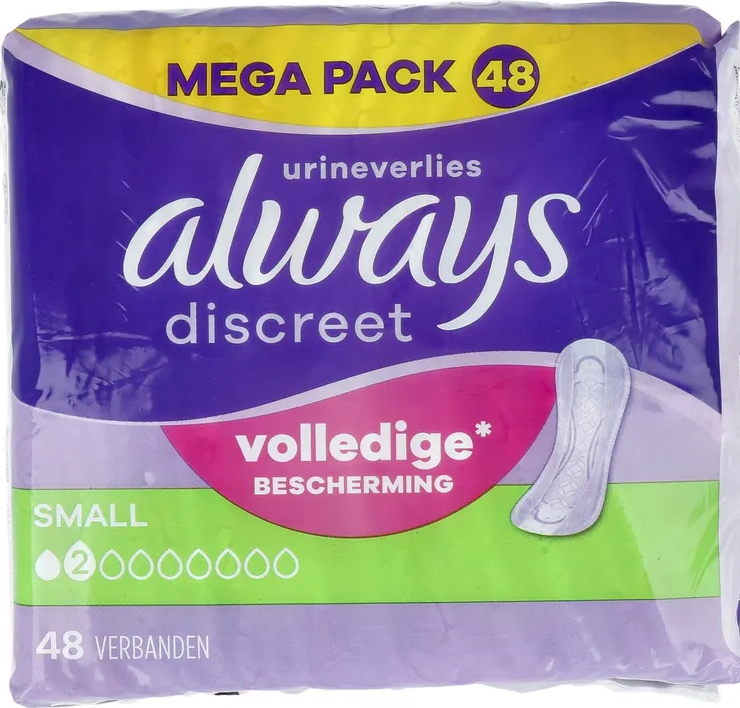 Always Discreet Urineverlies Verband Mega Pack 48ST