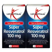 2x Lucovitaal Super Resveratrol 100 mg 30 capsules