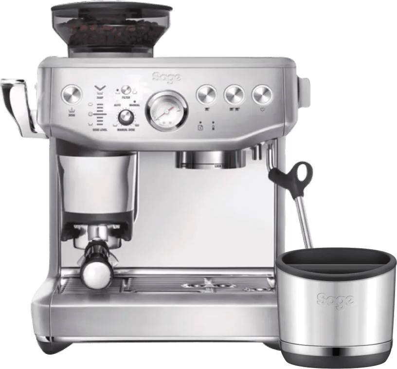 Sage Barista Express Impress Brushed Stainless Steel + uitklopbak
