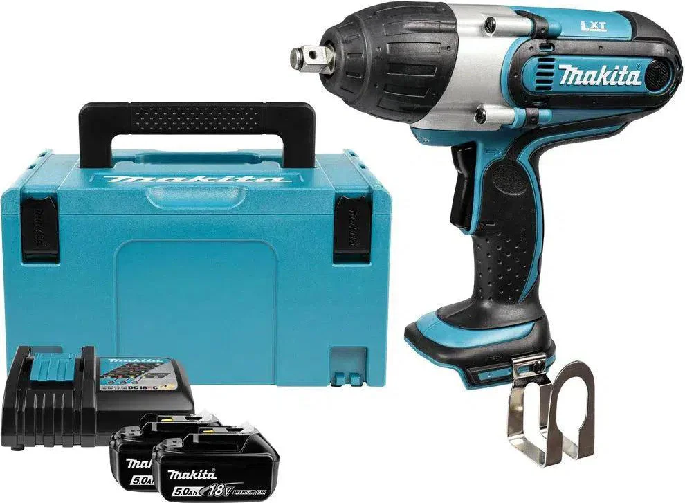 Makita DTW450RTJ Accu slagmoersleutel 440Nm 1/2" borgpin 18V 5.0Ah in Mbox