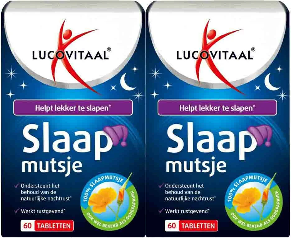 2x Lucovitaal Slaapmutsje 60 tabletten