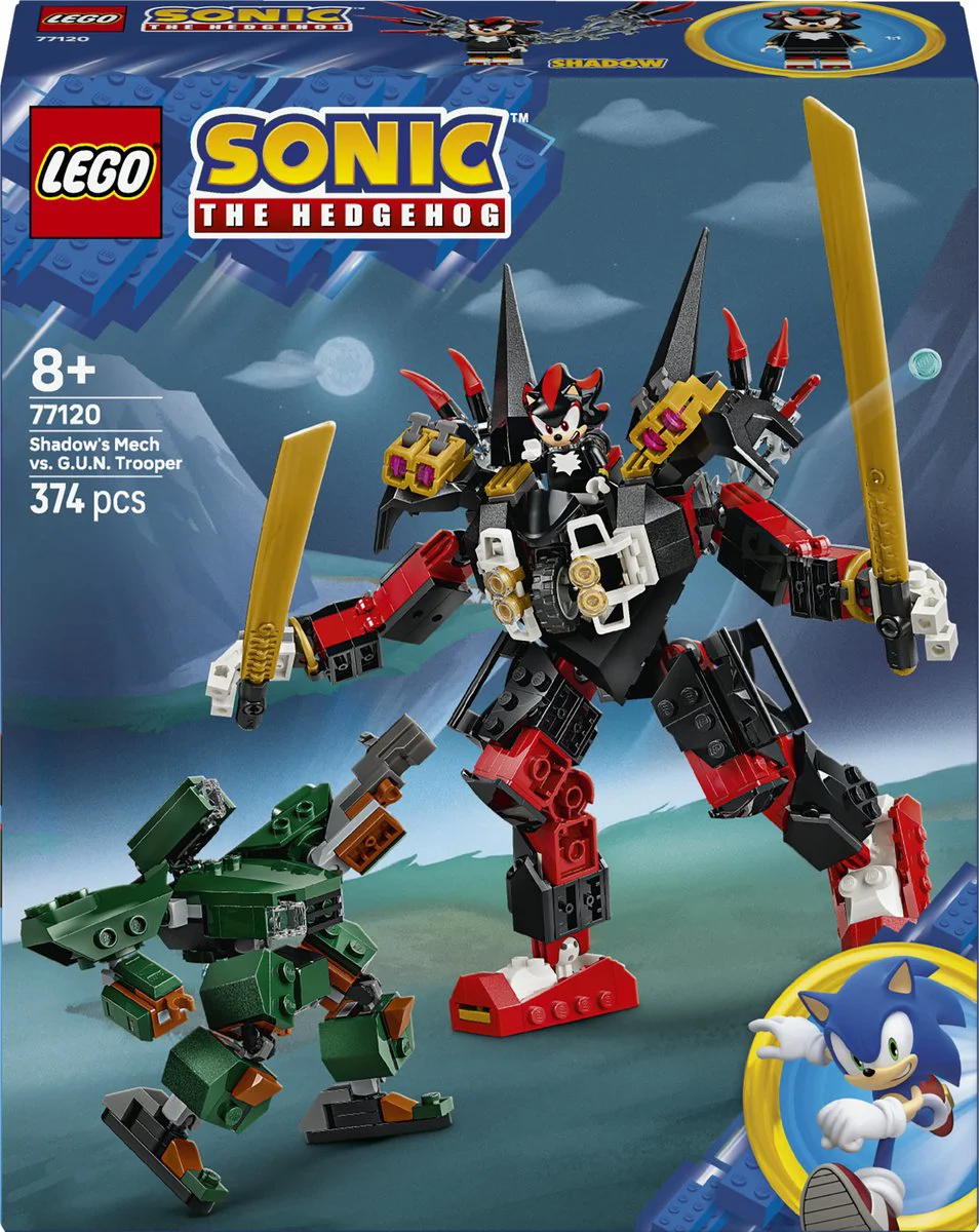 LEGO Sonic the Hedgehog Shadows mecha vs. G. U.N. Trooper 77120
