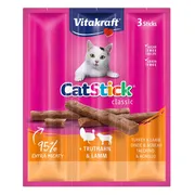 Vitakraft Cat-stick Mini Kalkoen - Lam 3 stuks