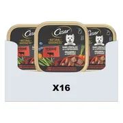 16x Cesar Natural Goodness Alu Paté Rund Graanvrij 100 gr