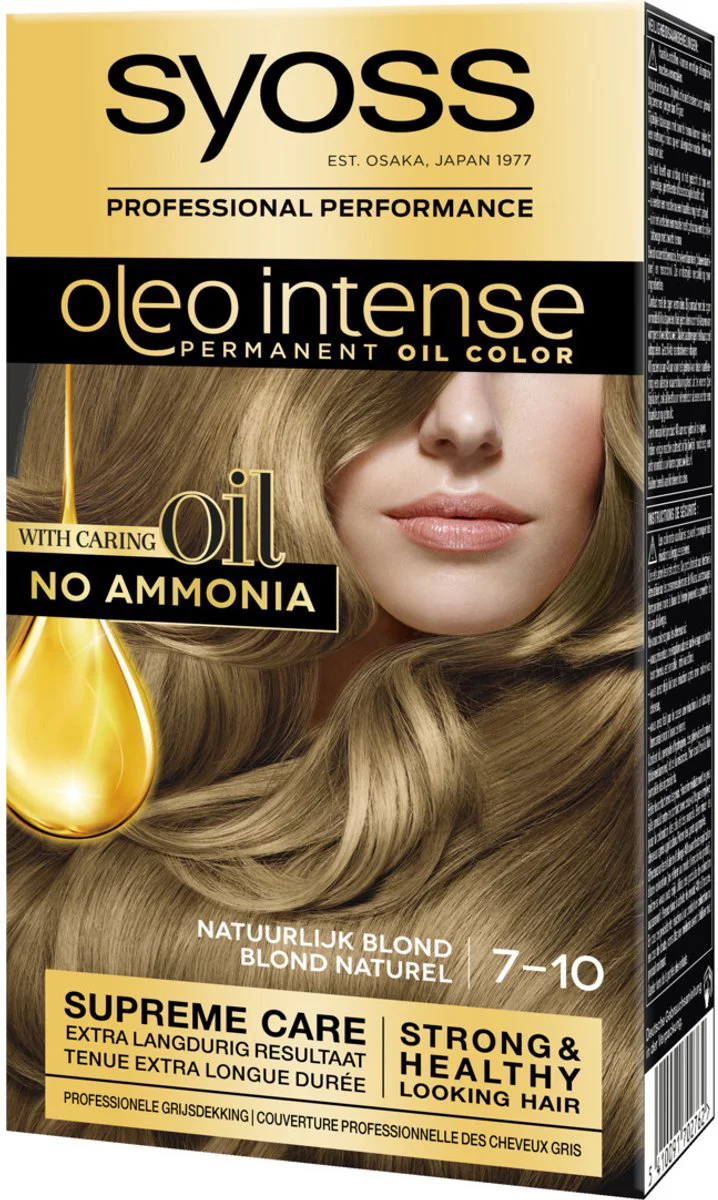 Syoss Oleo Intense Haarverf 7-10 Natuurlijk Blond