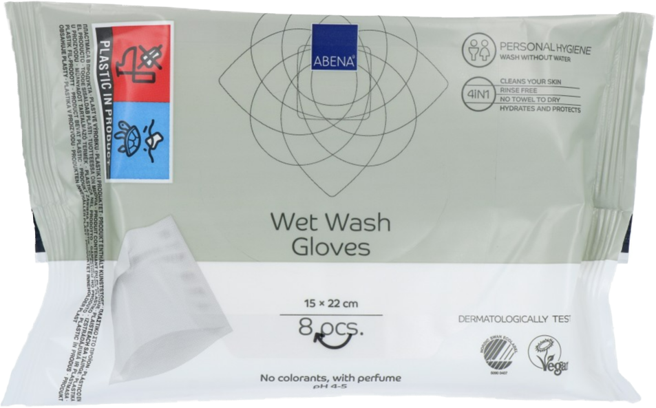 Abena Vochtige Washand Geparfumeerd 8ST