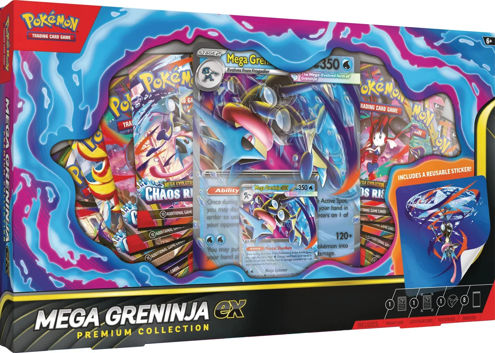 Pokémon TCG: Mega Greninja ex - Premium Collection