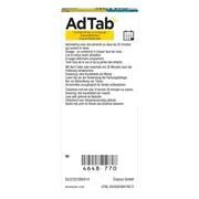 2x AdTab Anti Vlo en Teek Kauwtabletten Kat >2,0-8,0 kg 3 tabletten