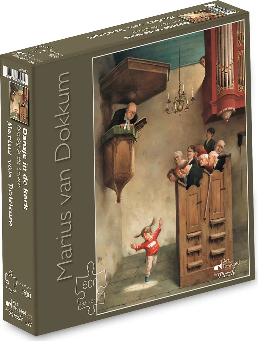 Marius van Dokkum Puzzel - Dansje in de Kerk - 500 st