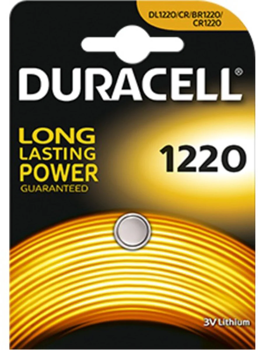 Duracell Knoopcelbatterij 1220 Lithium 1 stuks