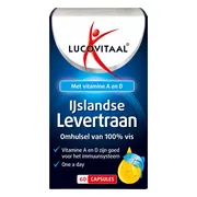 Lucovitaal IJslandse Levertraan 60 capsules