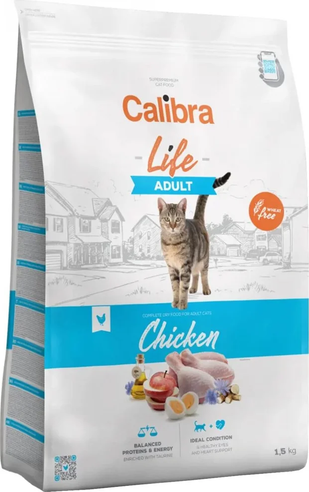 Calibra Life Adult Kattenvoer Kip 1,5 kg