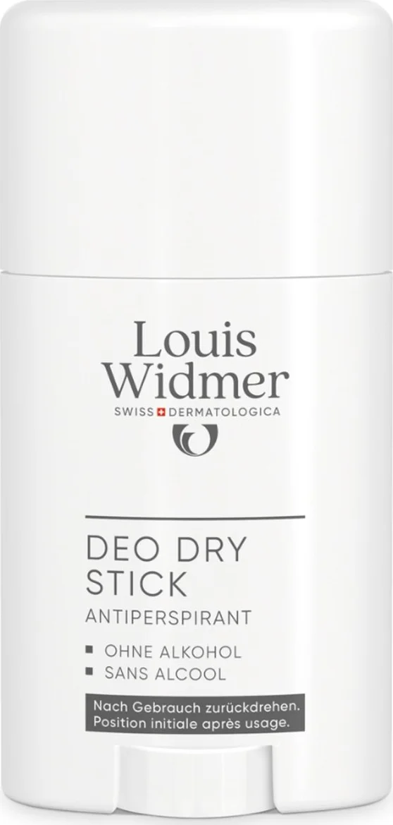 Louis Widmer Deo Dry Stick Antiperspirant Zonder Parfum 50ML