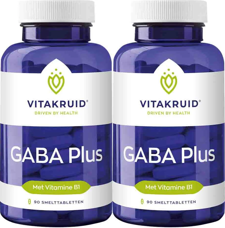 2x Vitakruid Gaba Plus 90 smelttabletten