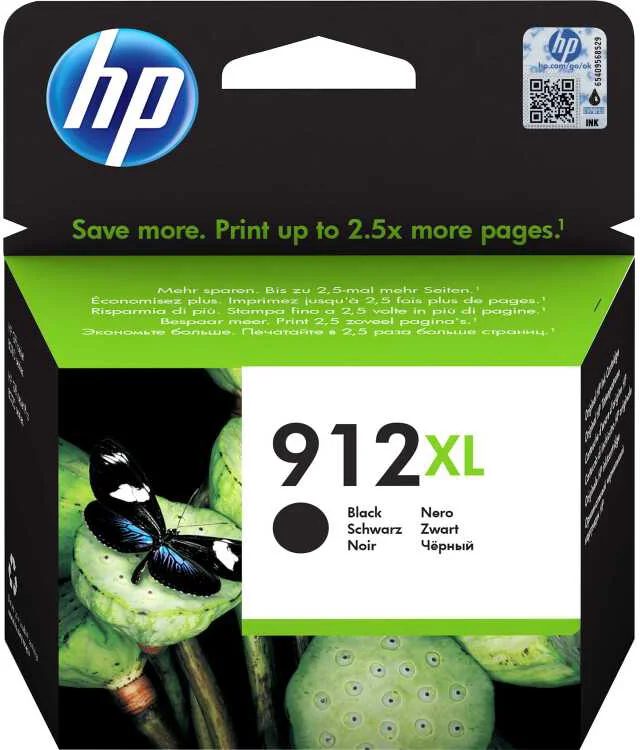 HP 912XL Cartridge Zwart