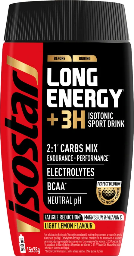 Isostar Long Energy +3H Light Lemon 570 gr