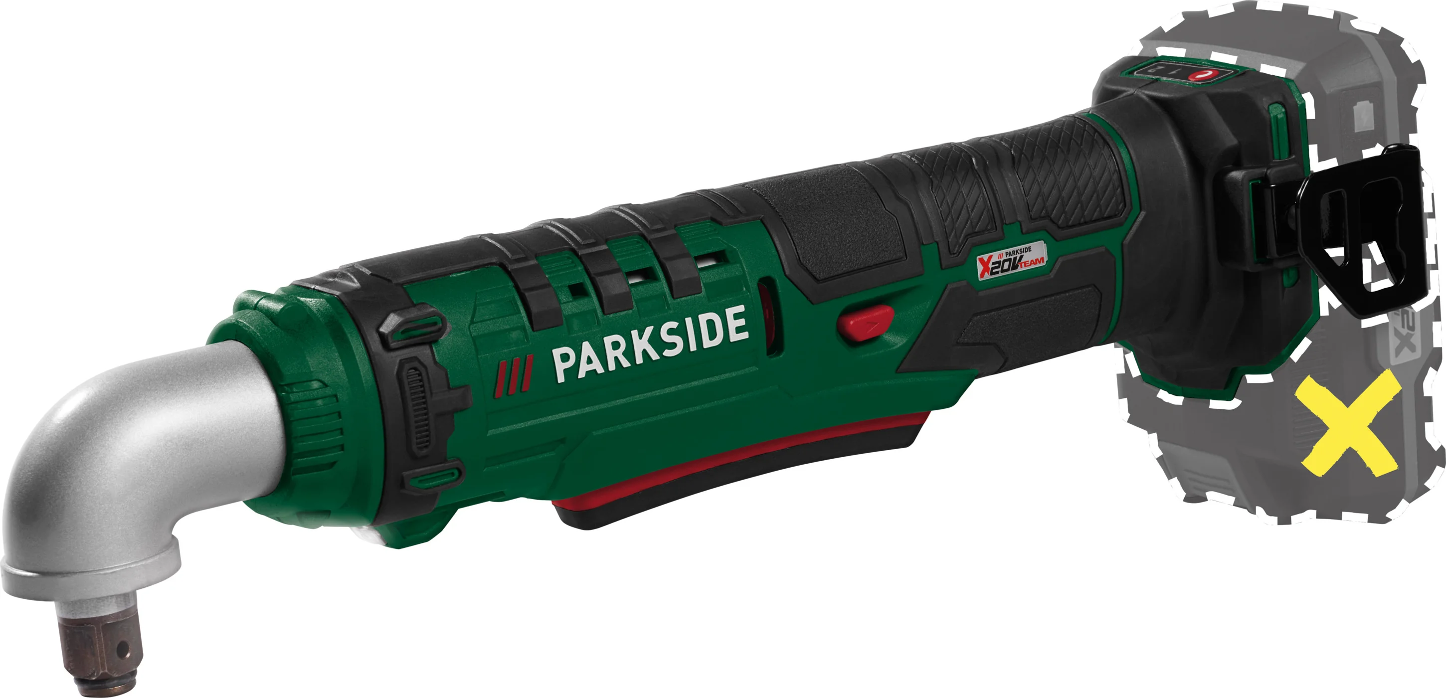 PARKSIDE Accu-haakse slagmoersleutel 20 V zonder accu en lader