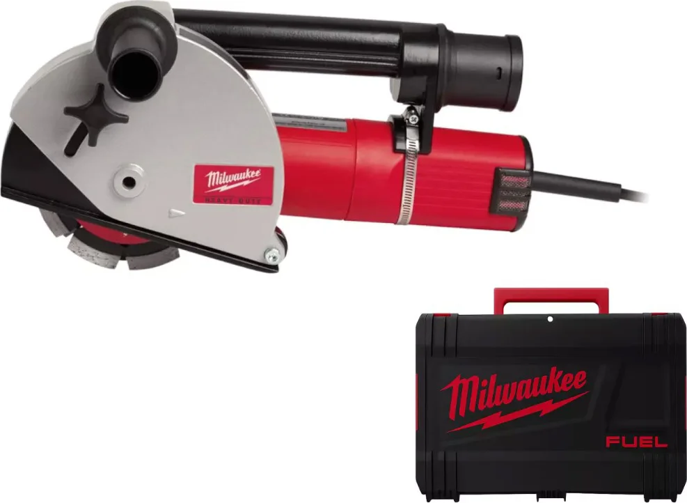 Milwaukee WCE 30 Muurgroeffreesmachine 125mm 1500W in koffer - 4933383855