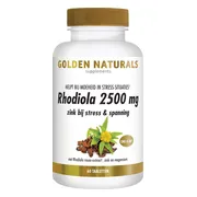 Golden Naturals Rhodiola 2500mg Vegan 60 tabletten