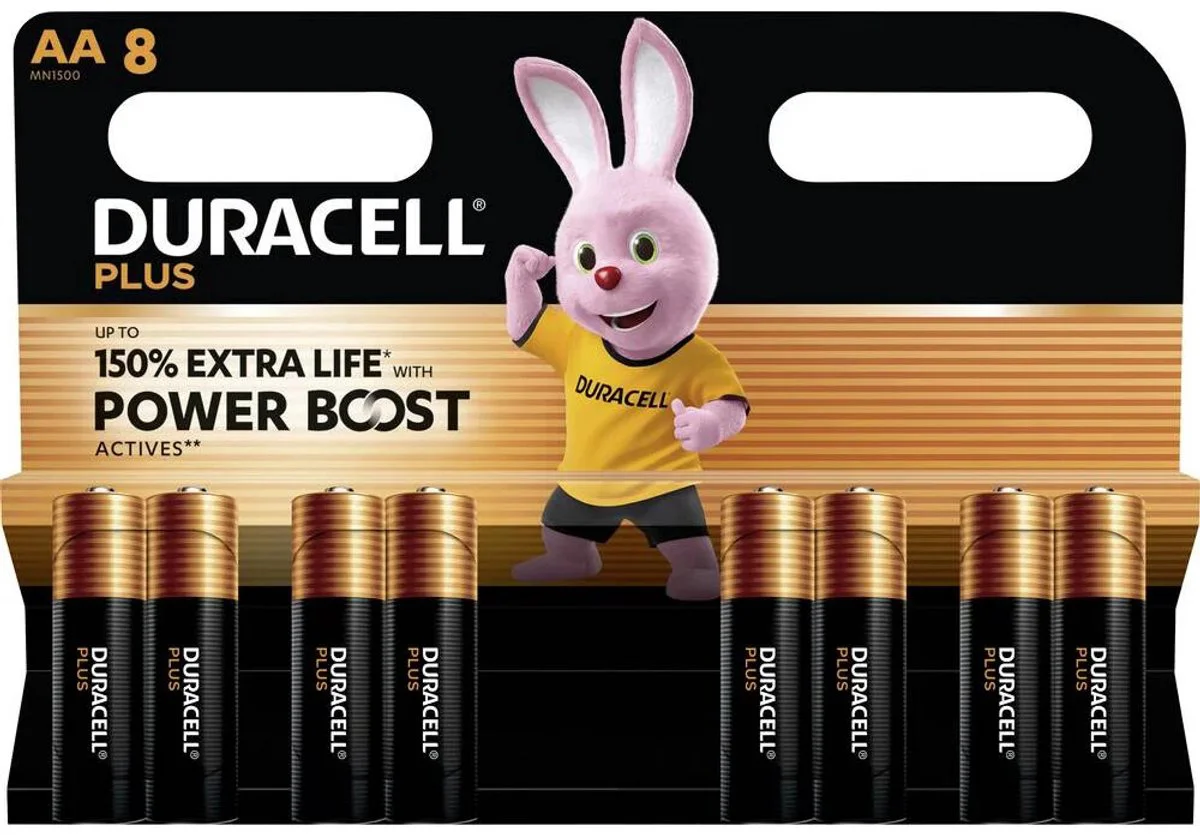 Duracell Alkaline Batterijen Mainline Bst AA 8 stuks