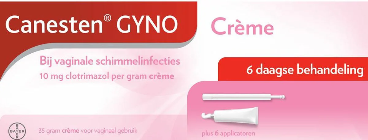 Canesten Gyno Crème - 6 daagse behandeling 35GR