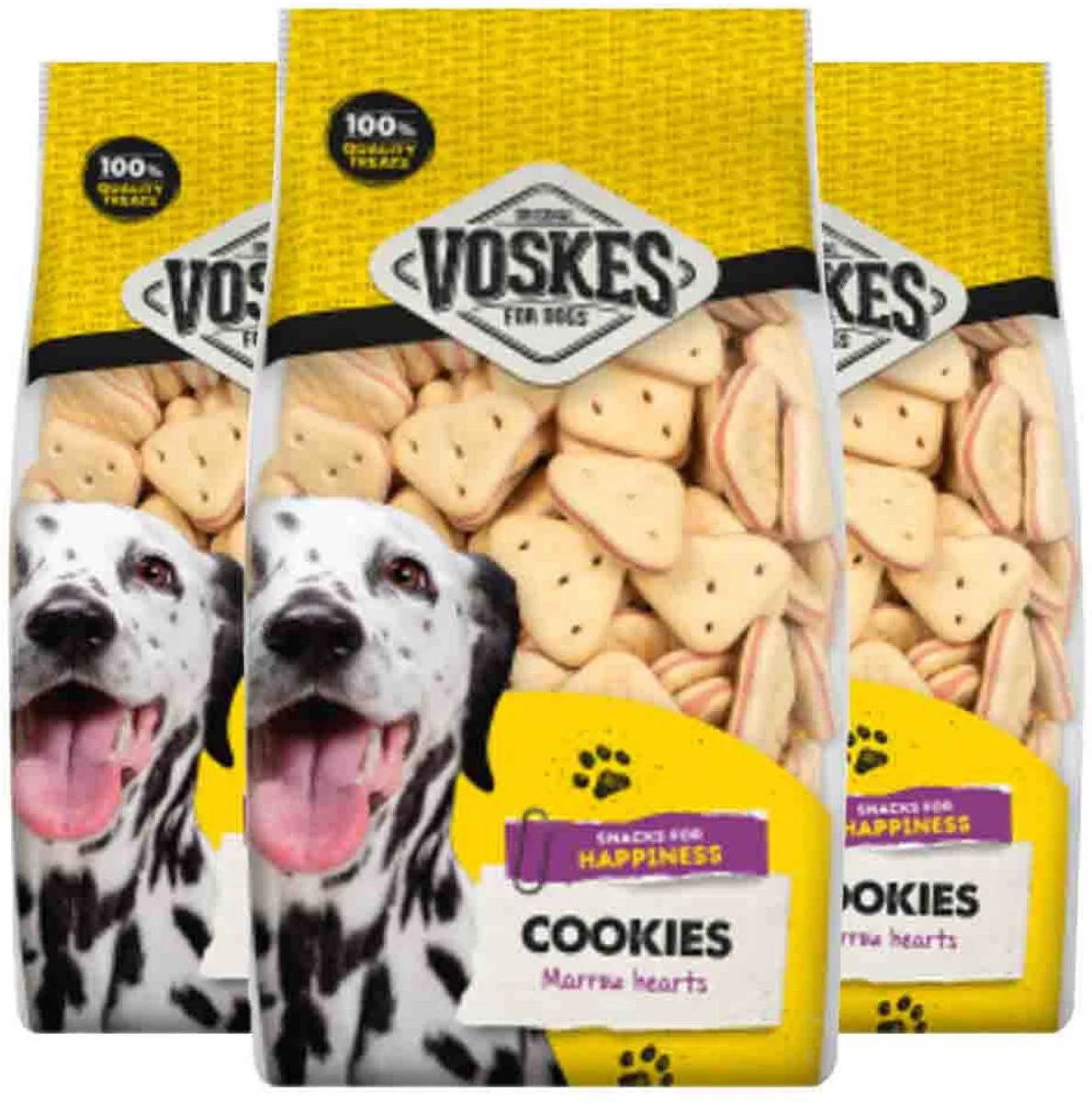 3x Voskes Merg Hartjes 750 gr
