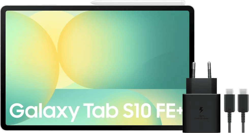 Samsung Galaxy Tab S10 FE Plus 13,1 inch 128GB Wifi Zilver + Oplaadpakket