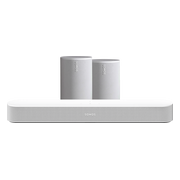 Sonos Beam Gen2 Wit + 2x Era 100 Wit