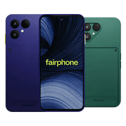 Fairphone 6+ 256GB Blauw 5G + Fairphone Back Cover Groen