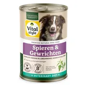 6x Vitalstyle Hondenvoer Blik Spier & Gewrichten 400 gr