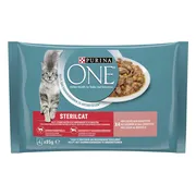 Purina ONE Kattenvoer Nat Sterilcat Adult Zalm 4 x 85 gr